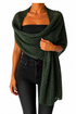 Scialle verde bosco all&